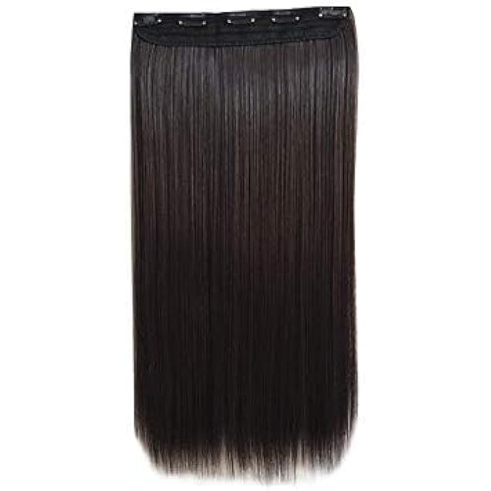 DILLARDS 5 Pcs Women's Wig Vogue Brown Straight Long Pattern Extension Accessory - Image 3